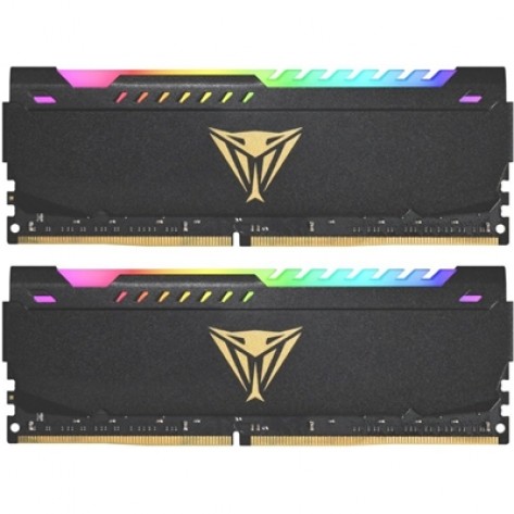 Patriot Viper Steel RGB 16GB Black Heatsink (2 x 8GB) DDR4 3200MHz DIMM System Memory