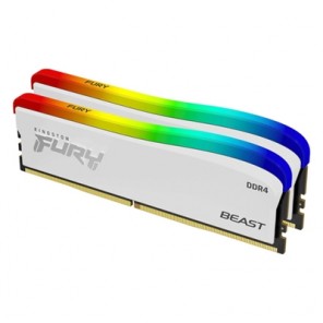 Kingston FURY Beast 16GB (2 x 8GB), DDR4, 3200 MHz, Single-rank Memory, DIMM, RGB